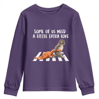 Punch Mokey Meme Youth Sweatshirt Some Of Us Need a Little Extra Love