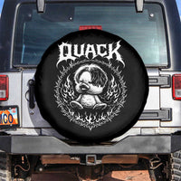Funny Duck Metal Concert Spare Tire Cover Rock Music Quack Meme