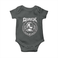 Funny Duck Metal Concert Baby Onesie Rock Music Quack Meme
