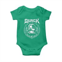 Funny Duck Metal Concert Baby Onesie Rock Music Quack Meme