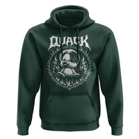 Funny Duck Metal Concert Hoodie Rock Music Quack Meme