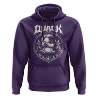 Funny Duck Metal Concert Hoodie Rock Music Quack Meme