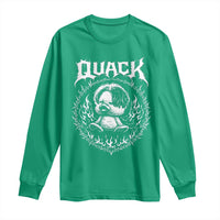 Funny Duck Metal Concert Long Sleeve Shirt Rock Music Quack Meme