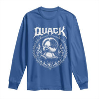 Funny Duck Metal Concert Long Sleeve Shirt Rock Music Quack Meme