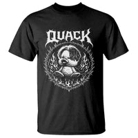 Funny Duck Metal Concert T Shirt Rock Music Quack Meme