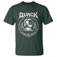 Funny Duck Metal Concert T Shirt Rock Music Quack Meme