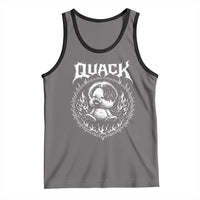Funny Duck Metal Concert Tank Top Rock Music Quack Meme