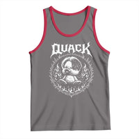 Funny Duck Metal Concert Tank Top Rock Music Quack Meme