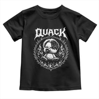 Funny Duck Metal Concert Toddler T Shirt Rock Music Quack Meme