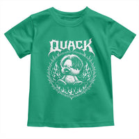 Funny Duck Metal Concert Toddler T Shirt Rock Music Quack Meme
