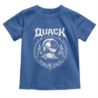 Funny Duck Metal Concert Toddler T Shirt Rock Music Quack Meme