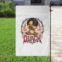 Funny Duck Metal Concert Garden Flag Rock Band Quack Meme
