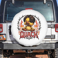 Funny Duck Metal Concert Spare Tire Cover Rock Band Quack Meme