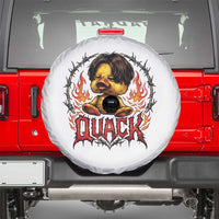 Funny Duck Metal Concert Spare Tire Cover Rock Band Quack Meme