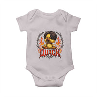 Funny Duck Metal Concert Baby Onesie Rock Band Quack Meme
