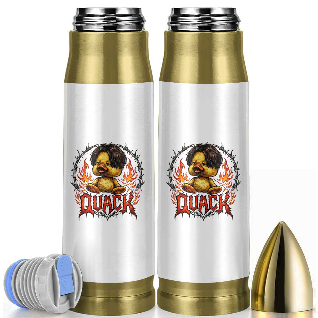 Funny Duck Metal Concert Bullet Tumbler Rock Band Quack Meme
