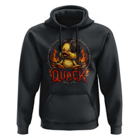 Funny Duck Metal Concert Hoodie Rock Band Quack Meme