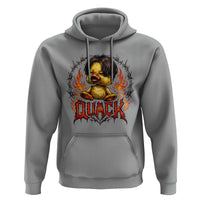 Funny Duck Metal Concert Hoodie Rock Band Quack Meme