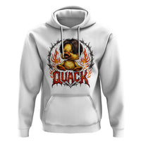 Funny Duck Metal Concert Hoodie Rock Band Quack Meme