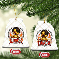 Funny Duck Metal Concert Ceramic Ornament Rock Band Quack Meme