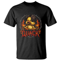 Funny Duck Metal Concert T Shirt Rock Band Quack Meme