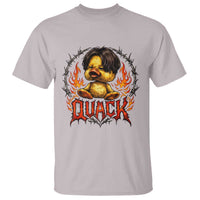 Funny Duck Metal Concert T Shirt Rock Band Quack Meme