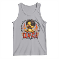 Funny Duck Metal Concert Tank Top Rock Band Quack Meme
