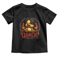 Funny Duck Metal Concert Toddler T Shirt Rock Band Quack Meme