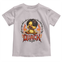 Funny Duck Metal Concert Toddler T Shirt Rock Band Quack Meme