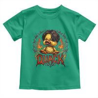 Funny Duck Metal Concert Toddler T Shirt Rock Band Quack Meme