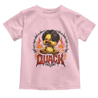 Funny Duck Metal Concert Toddler T Shirt Rock Band Quack Meme