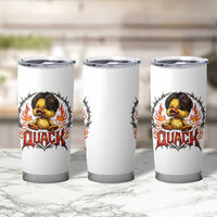 Funny Duck Metal Concert Tumbler Cup Rock Band Quack Meme