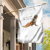 Punch Mokey Garden Flag Viral Trend Baby Monkey Meme