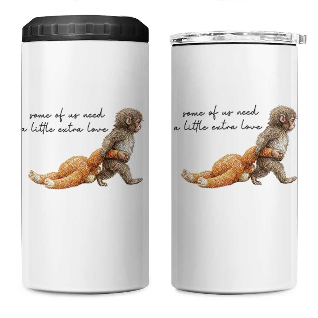 Punch Mokey 4 in 1 Can Cooler Tumbler Viral Trend Baby Monkey Meme