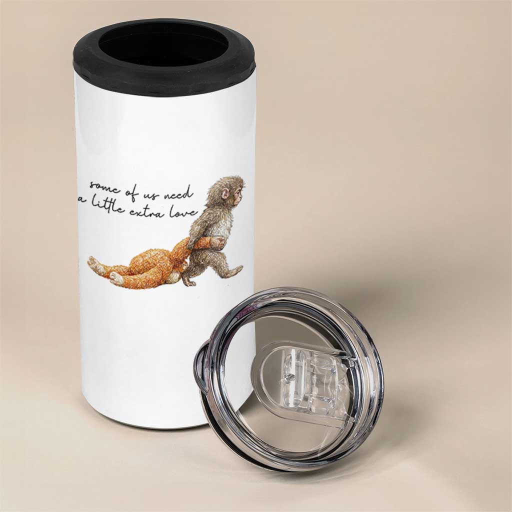 Punch Mokey 4 in 1 Can Cooler Tumbler Viral Trend Baby Monkey Meme