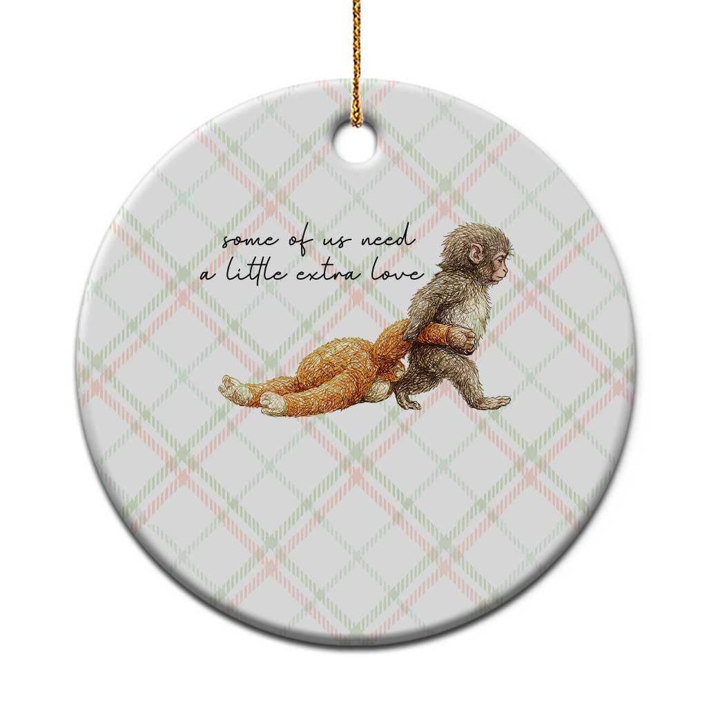 Punch Mokey Ceramic Ornament Viral Trend Baby Monkey Meme