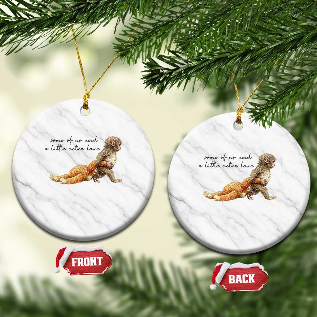 Punch Mokey Ceramic Ornament Viral Trend Baby Monkey Meme