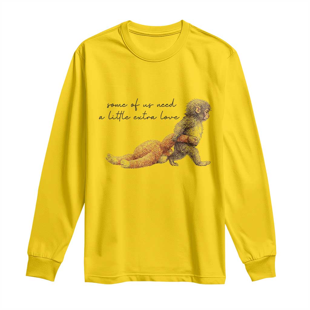 Punch Mokey Long Sleeve Shirt Viral Trend Baby Monkey Meme