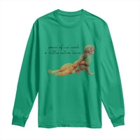 Punch Mokey Long Sleeve Shirt Viral Trend Baby Monkey Meme