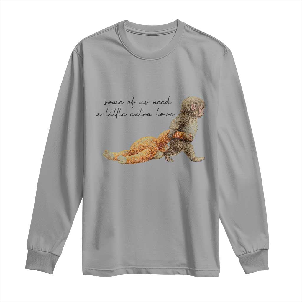 Punch Mokey Long Sleeve Shirt Viral Trend Baby Monkey Meme