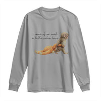 Punch Mokey Long Sleeve Shirt Viral Trend Baby Monkey Meme