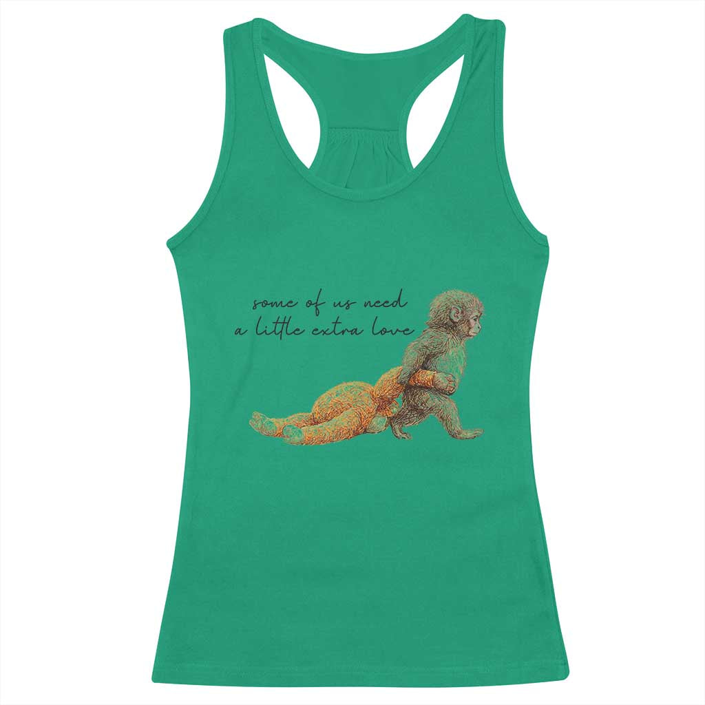Punch Mokey Racerback Tank Top Viral Trend Baby Monkey Meme