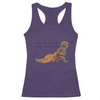 Punch Mokey Racerback Tank Top Viral Trend Baby Monkey Meme