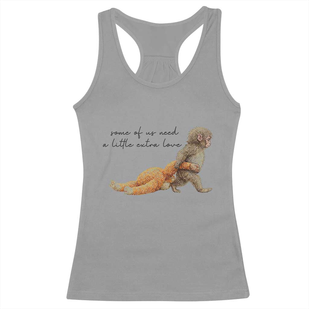 Punch Mokey Racerback Tank Top Viral Trend Baby Monkey Meme