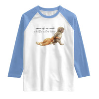Punch Mokey Raglan Shirt Viral Trend Baby Monkey Meme