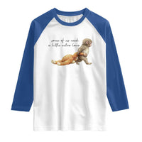 Punch Mokey Raglan Shirt Viral Trend Baby Monkey Meme