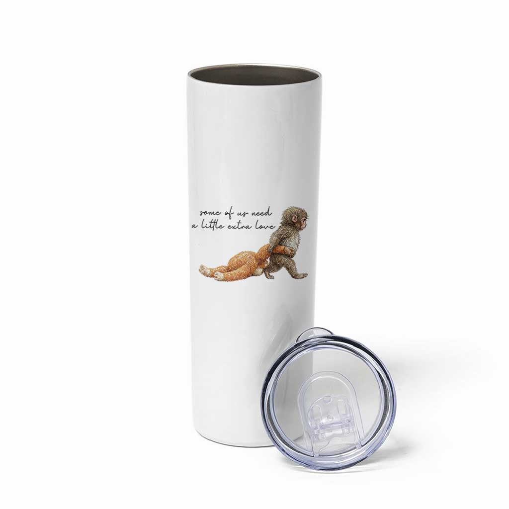 Punch Mokey Skinny Tumbler Viral Trend Baby Monkey Meme