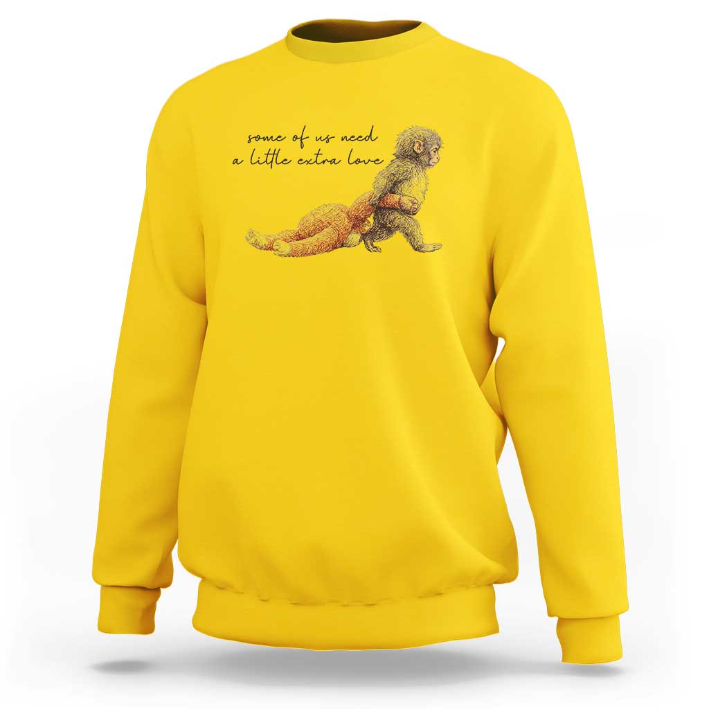 Punch Mokey Sweatshirt Viral Trend Baby Monkey Meme