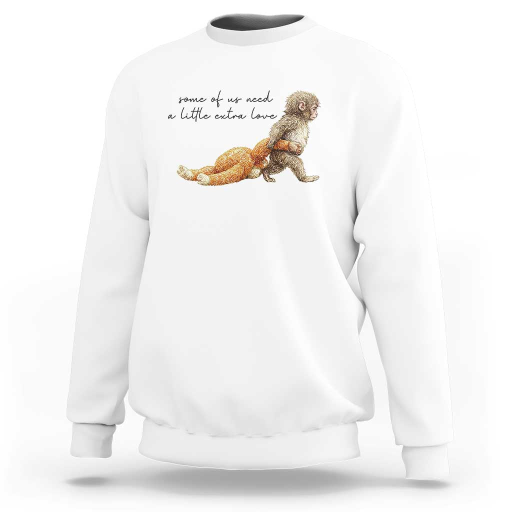Punch Mokey Sweatshirt Viral Trend Baby Monkey Meme