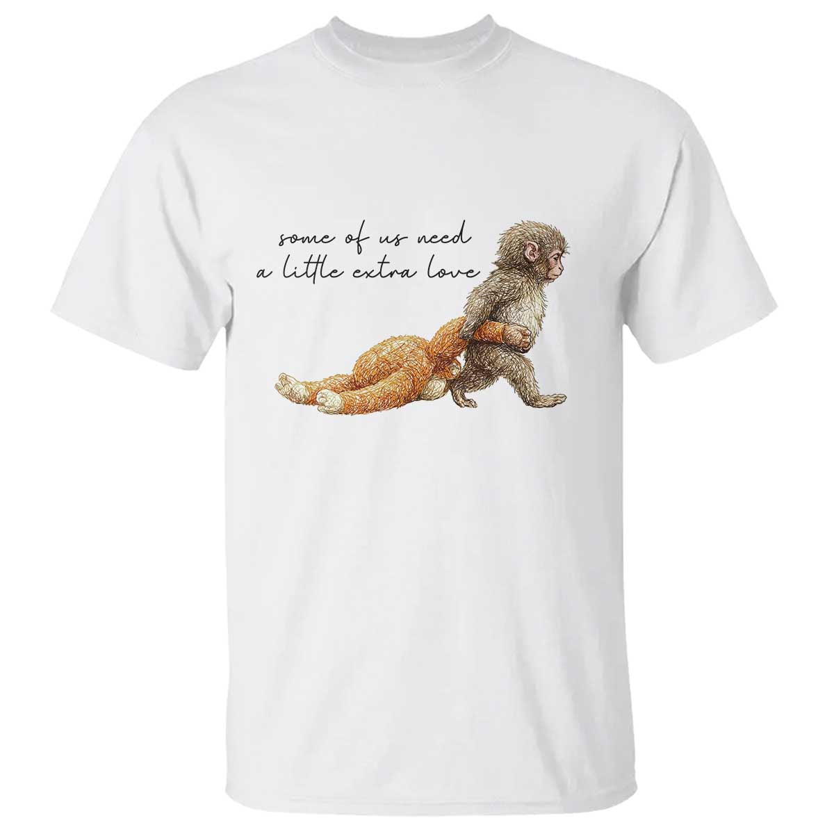 Punch Mokey T Shirt Viral Trend Baby Monkey Meme